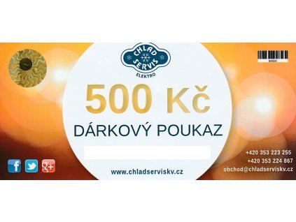 Dárkový poukaz 500