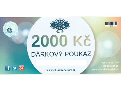 Dárkový poukaz 2000