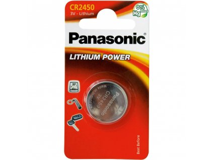 Panasonic CR-2450 1BP Li, Knoflíková baterie