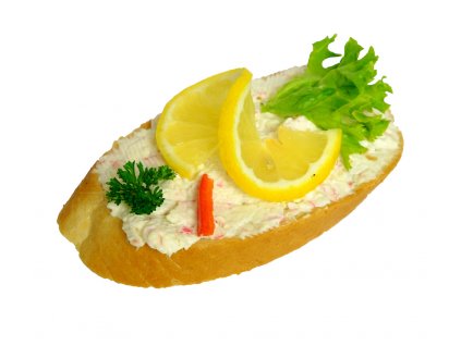 Chlebíček alá krab (surimi)