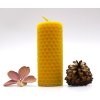 Svíčka ze včelího vosku Motaná 8,5 cm 52 g - Chlebo-med