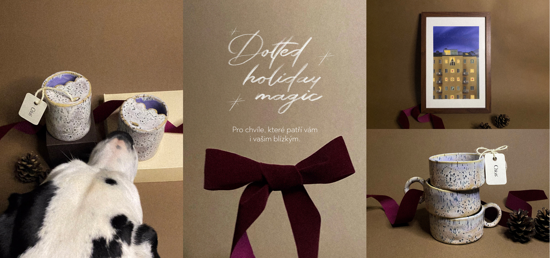 Dotted holiday magic