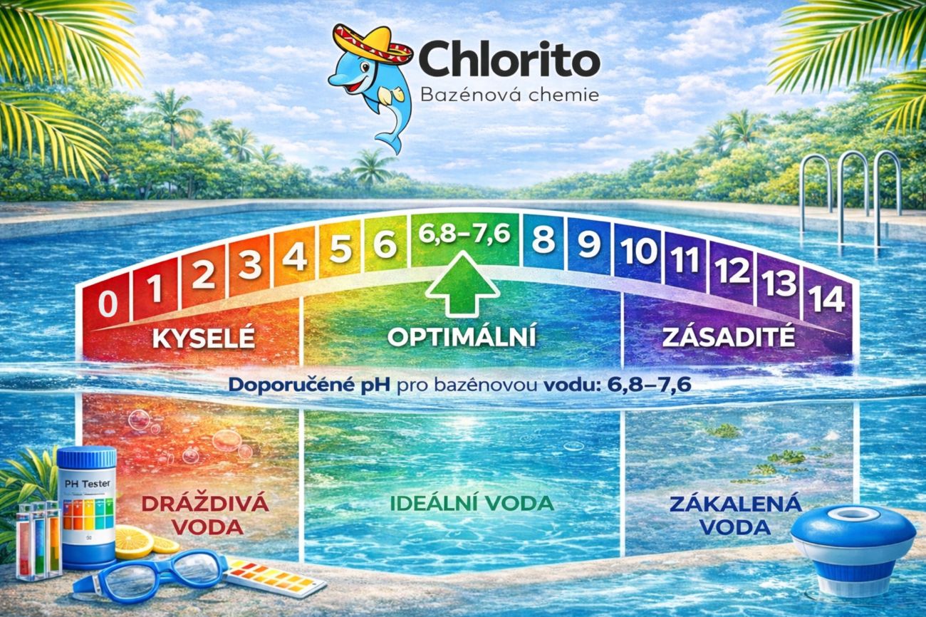 Hodnota pH vody v bazénu – co musíte vědět?
