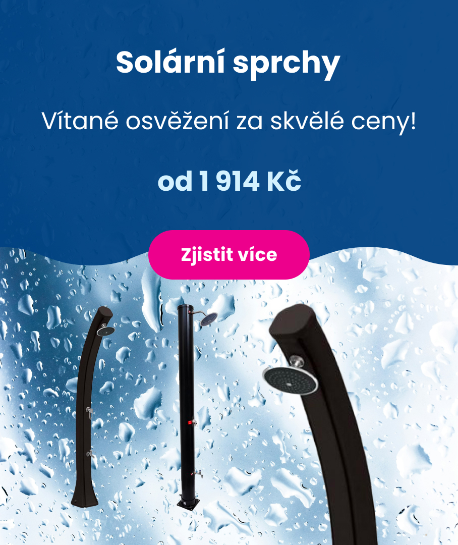 Solární sprchy