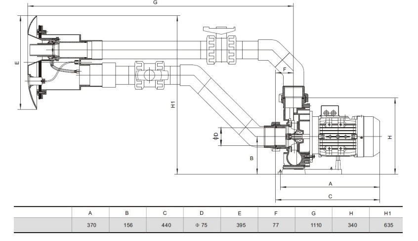 Protiproud-HANSCRAFT-FLOW-JET-rozmery