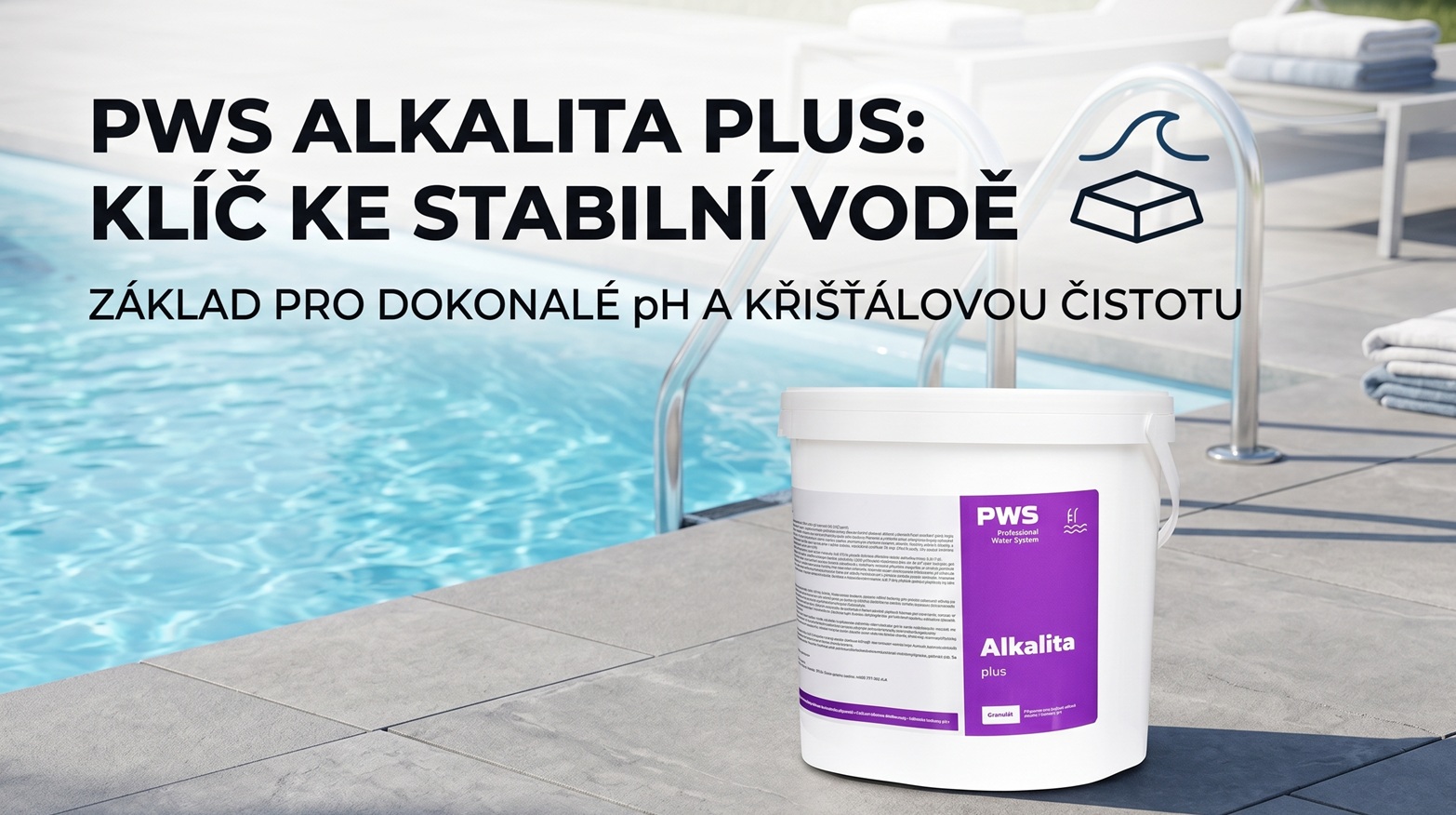Alkalita Plus na zvýšenie alkality bazénovej vody