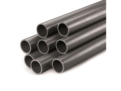 12307 1 trubka pvc 50x2 4mm pn 10 seda delka trubky 5m