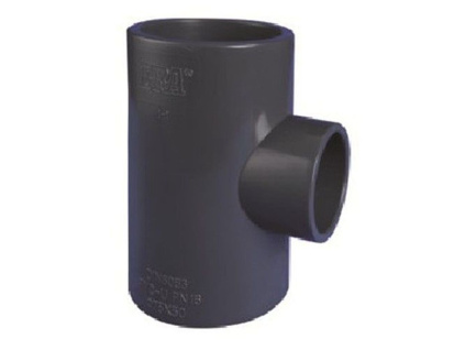 T-kus 90° lep/lep - redukce 63x32 mm