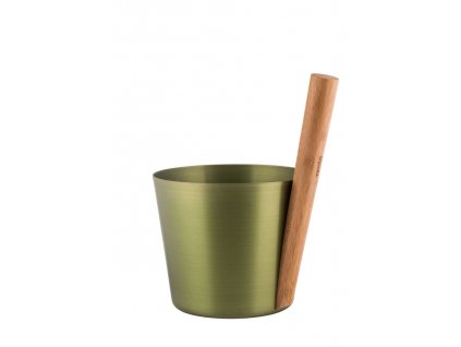 RENTO Saunový kbelík AL 5 l, břízově zelená