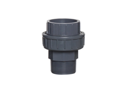 PVC tvarovka, šroubení bez kroužku, 63mm x 2