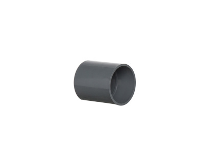 PVC tvarovka mufna, 2x lepený spoj, 63 mm