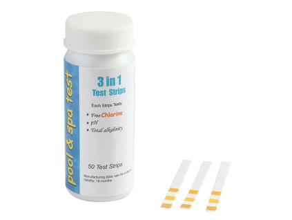 16303 1 pool and spa test strips 3 in 1 testovaci prouzky 50 ks