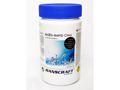 18571 1 hanscraft bazen rapid chlor 1 kg