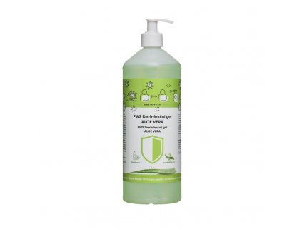 Dezinfekční gel ALOE VERA, virocid, 1 l s dávkovačem