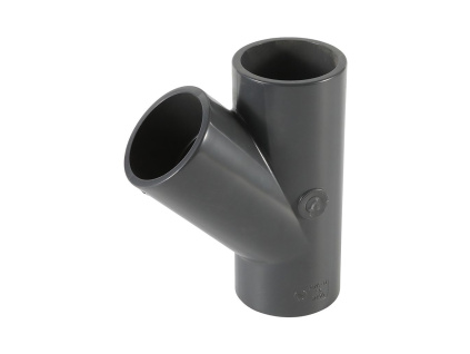 PVC tvarovka - Y-T kus 20 mm, 45°