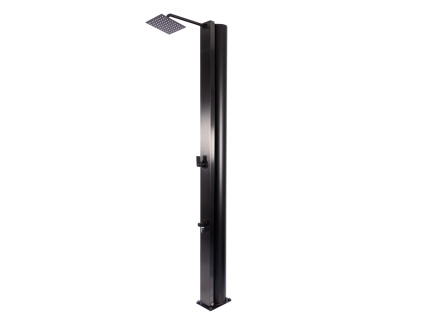 20549 solarni sprcha luxe db11 onyx cerna s oplachem nohou