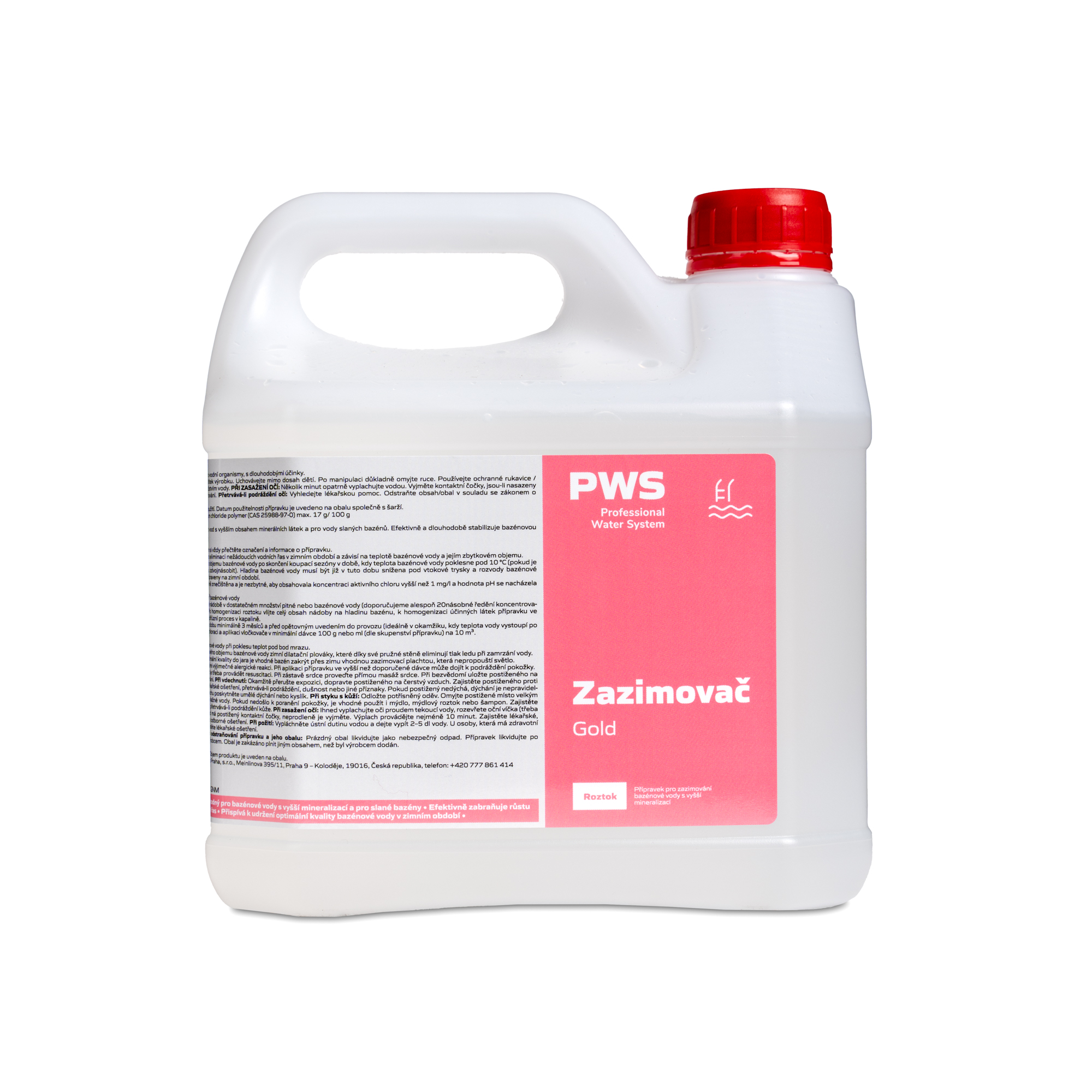 Levně PWS - Professional Water System Zazimovač Gold 3l pro zazimování bazénu
