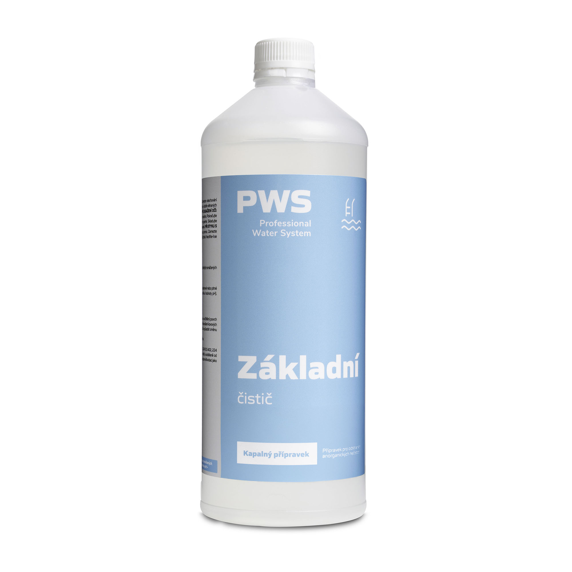 PWS - Professional Water System Základní čistič bazénů 1l