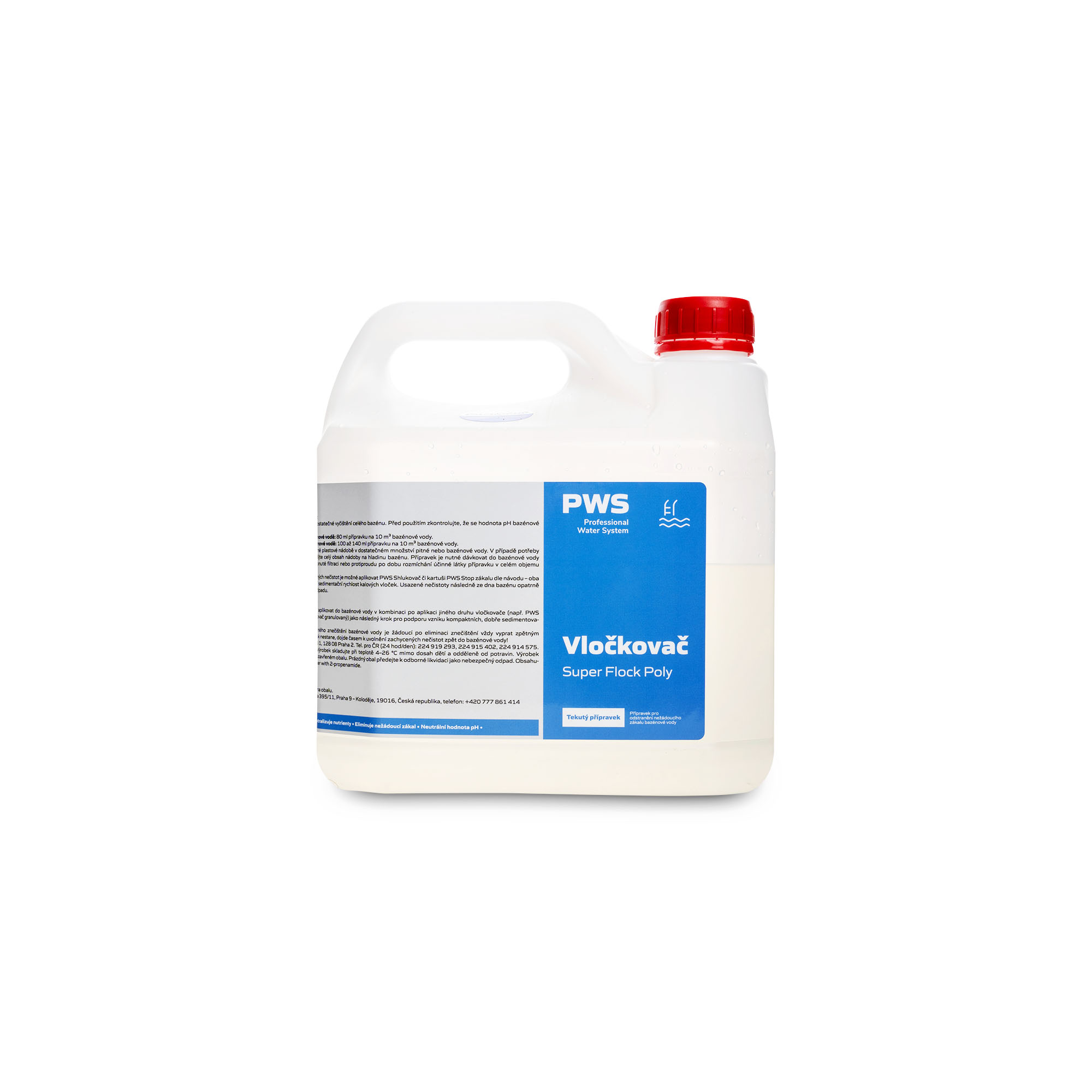 Levně PWS - Professional Water System Vločkovač Super Flock Poly 2l