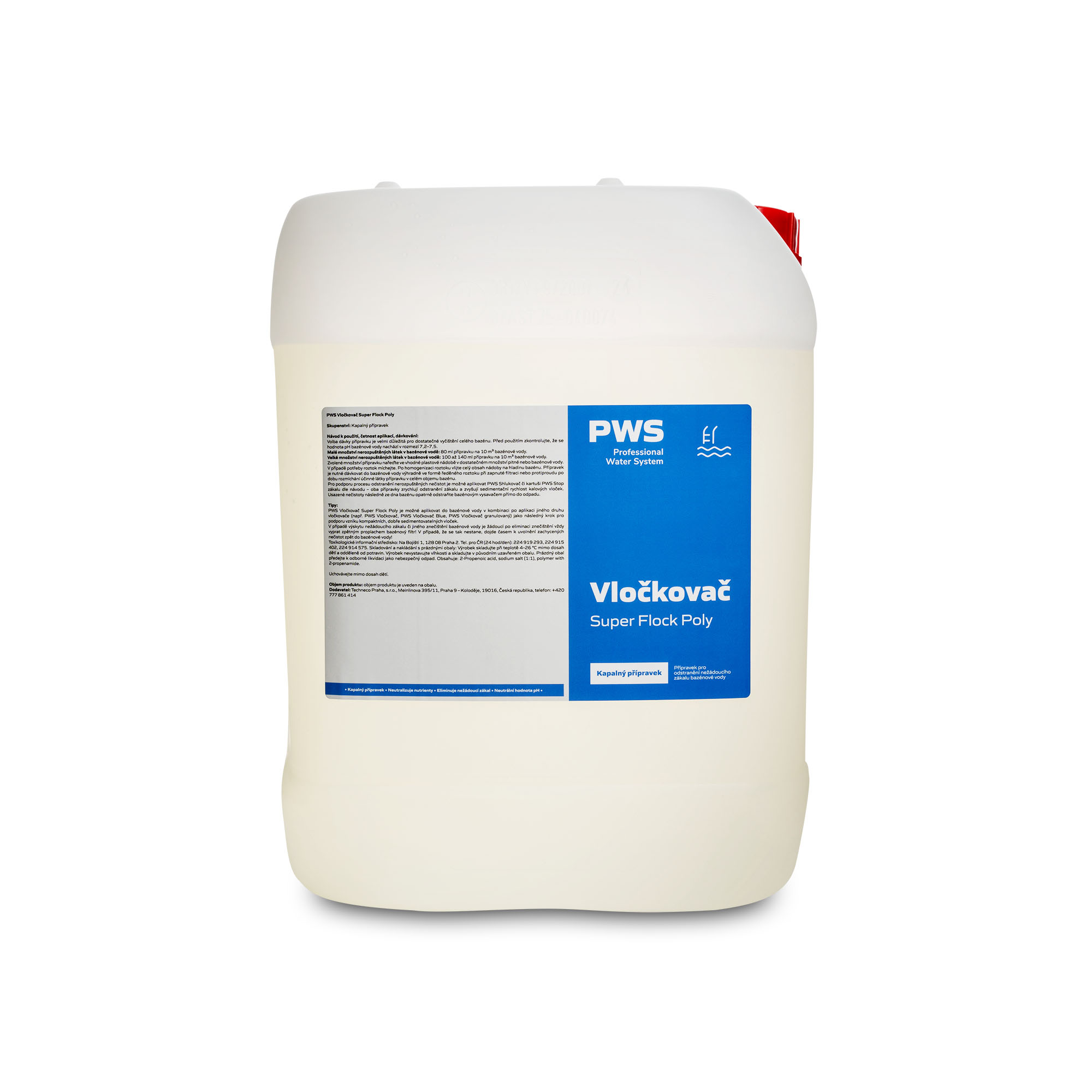 PWS - Professional Water System Vločkovač Super Flock Poly 20l ADR