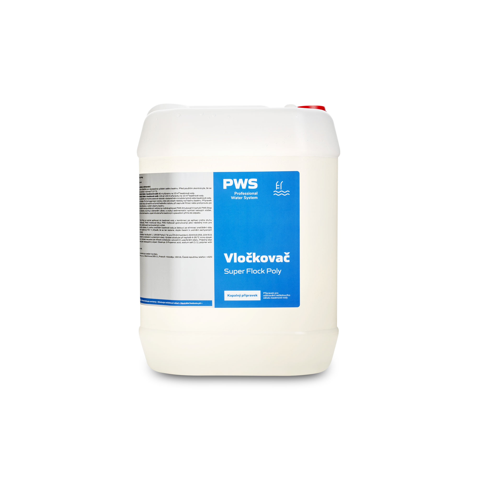 Levně PWS - Professional Water System Vločkovač Super Flock Poly 10l ADR