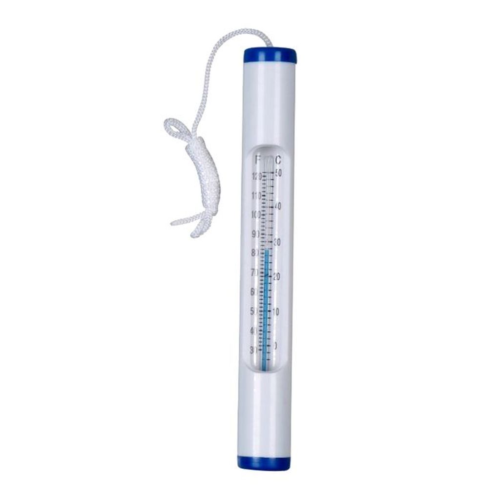 Levně PWS - Professional Water System Teploměr neplovoucí s provázkem - bílý