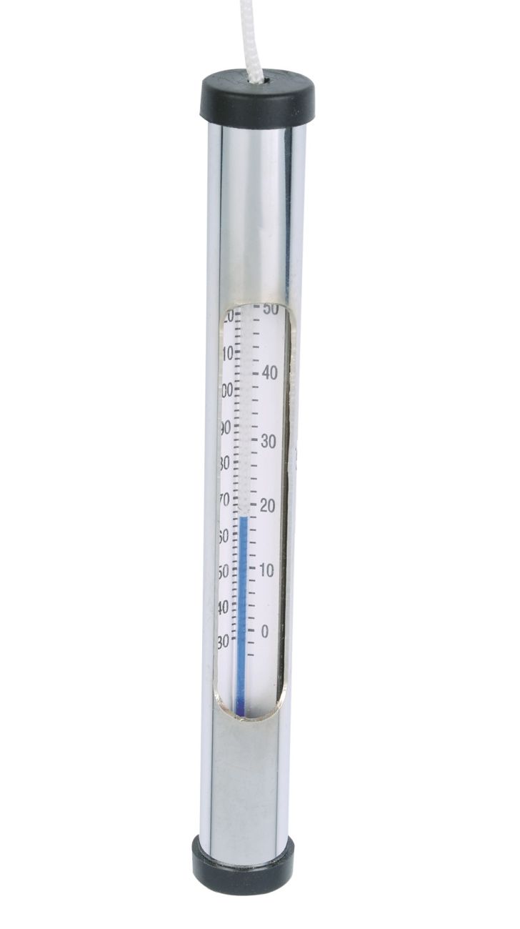 Levně HANSCRAFT Teploměr neplovoucí chromovaný 17 cm