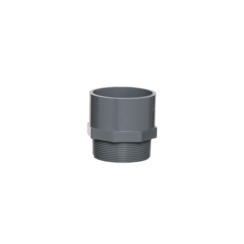 PWS - Professional Water System PVC tvarovka - přechodka, vnější závit, 63mm x 2