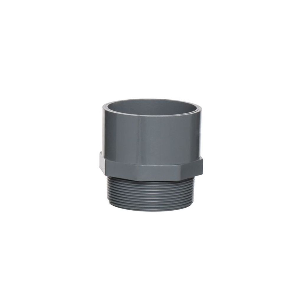 PWS - Professional Water System PVC tvarovka - přechodka, vnější závit, 110mm x 4