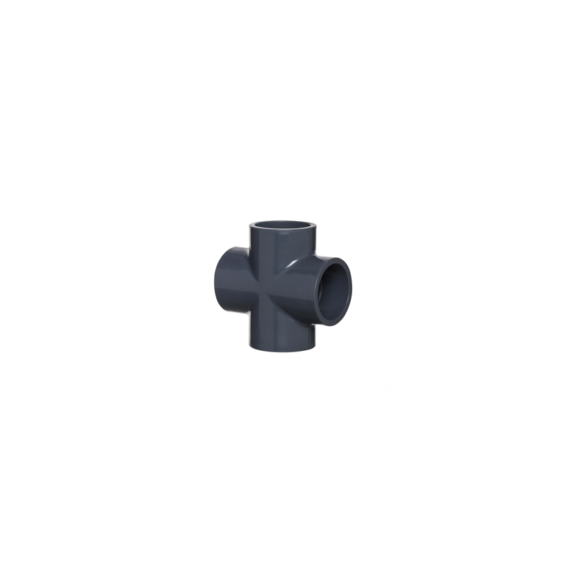 Levně PWS - Professional Water System PVC tvarovka - Kříž 90° 20 mm, 4x lepený spoj