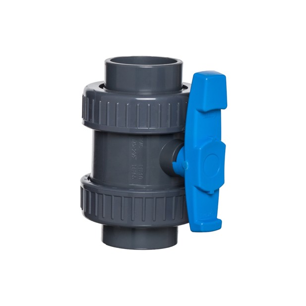 Levně PWS - Professional Water System PVC Kulový ventil, 2x lepený spoj, 63 mm