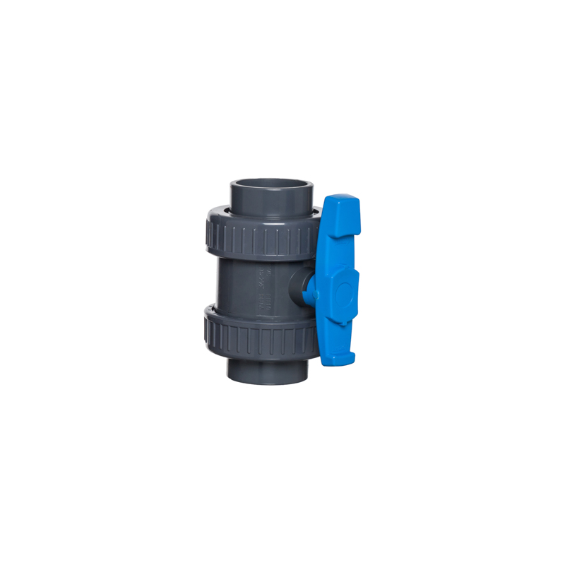 Levně PWS - Professional Water System PVC Kulový ventil, 2x lepený spoj, 40 mm