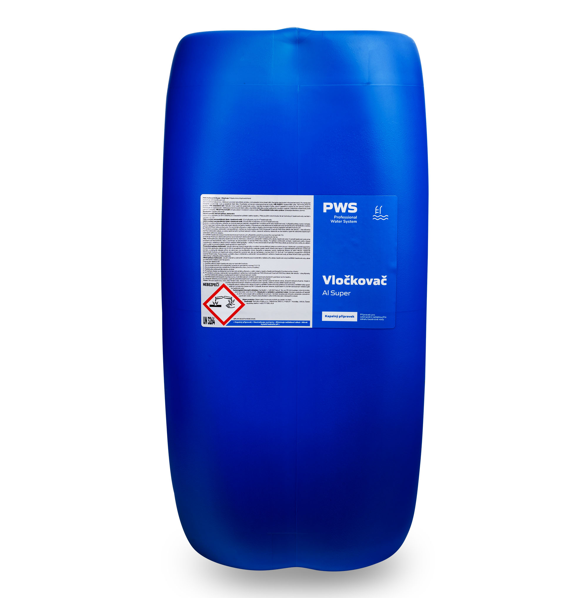 Levně PWS - Professional Water System Projasňovač bazénové vody 50l ADR