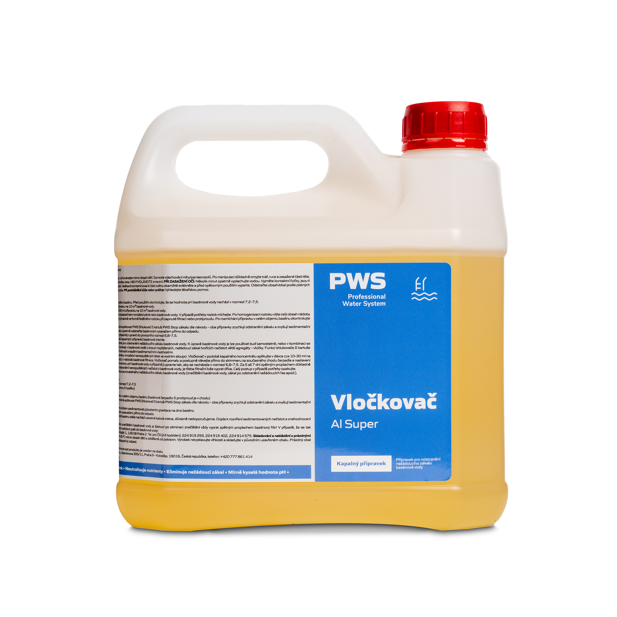Levně PWS - Professional Water System Projasňovač bazénové vody 3l