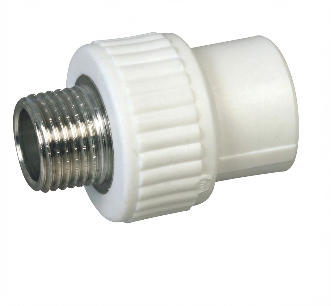 PWS - Professional Water System PPR přechodka s kovovým závitem vnějším 25 x 3/4