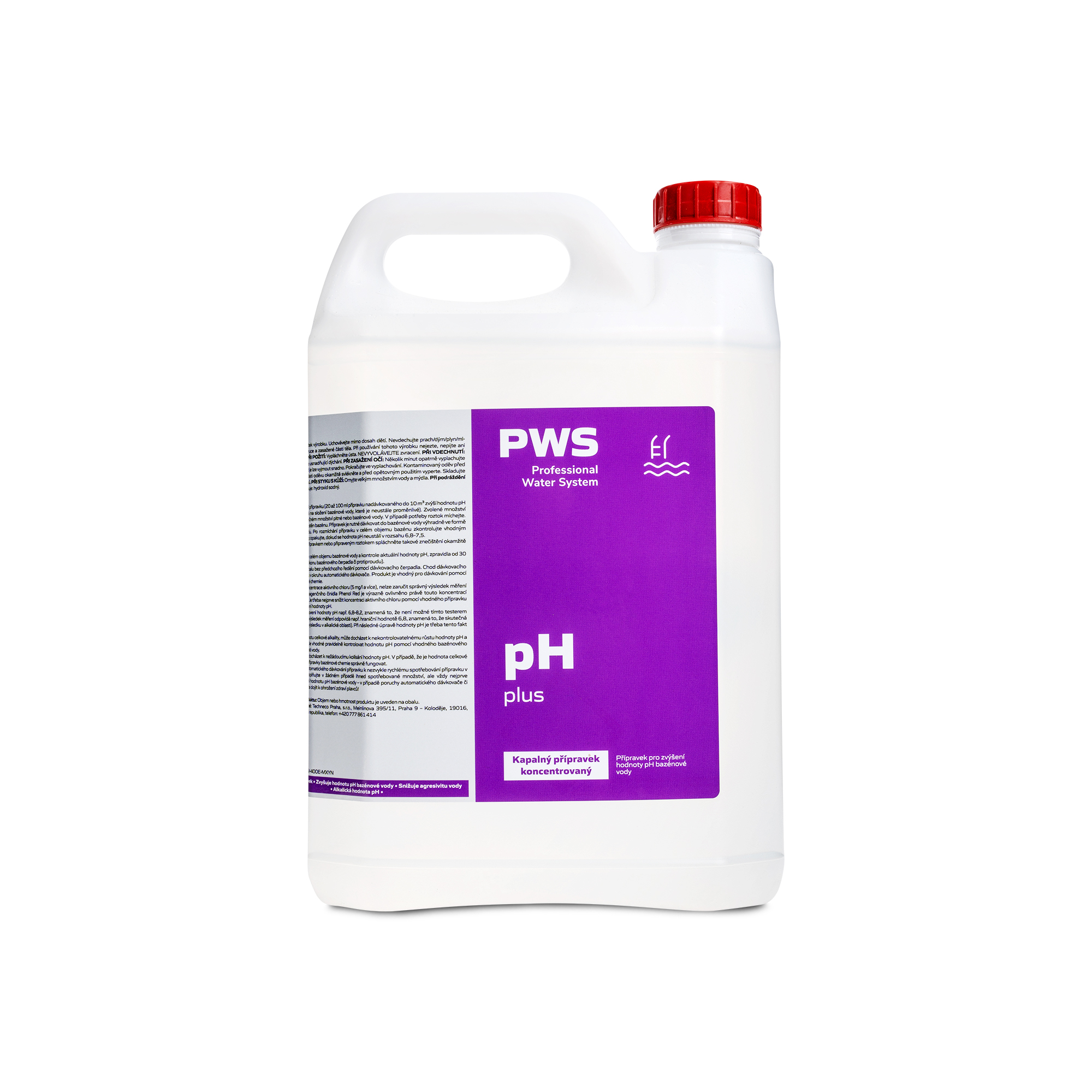 Levně PWS - Professional Water System pH plus 5l kapalný ADR
