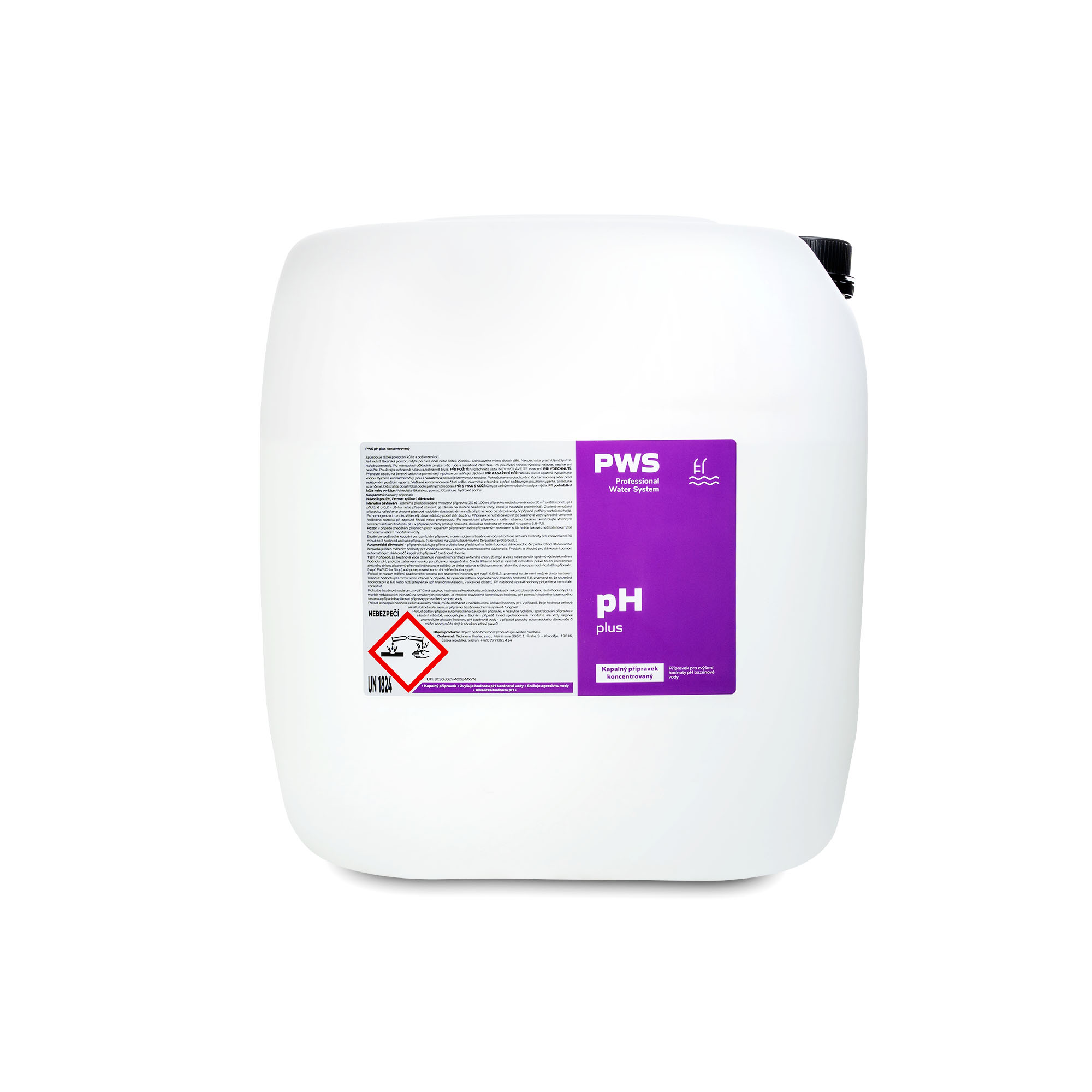 Levně PWS - Professional Water System pH plus 35 kg cca 30 l kapalný ADR