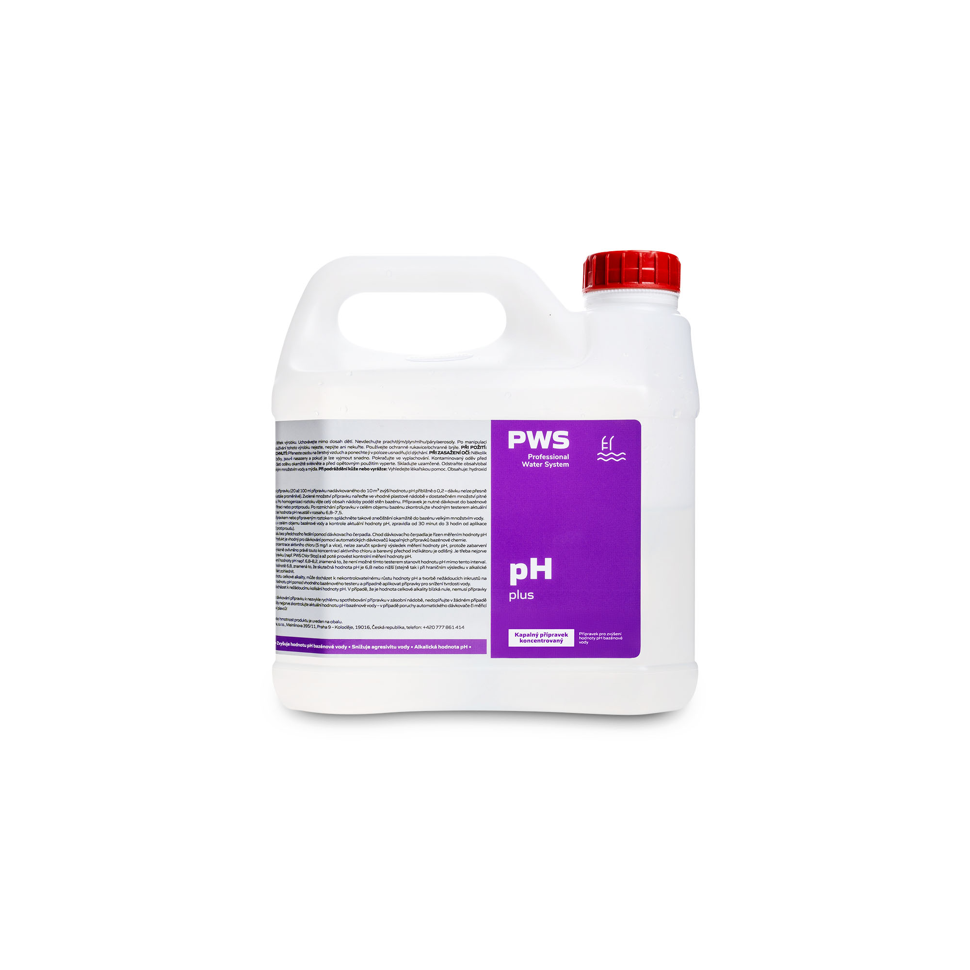 Levně PWS - Professional Water System pH plus 2l kapalný ADR