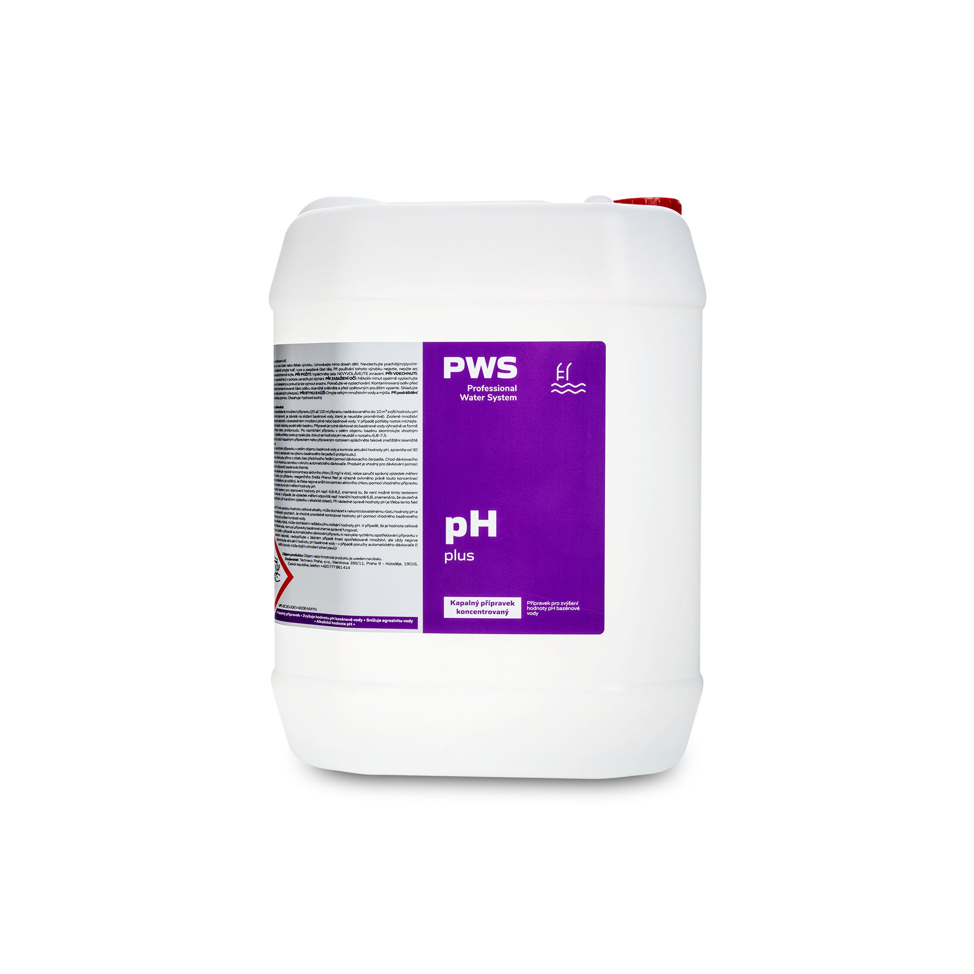 Levně PWS - Professional Water System pH plus 10l kapalný ADR