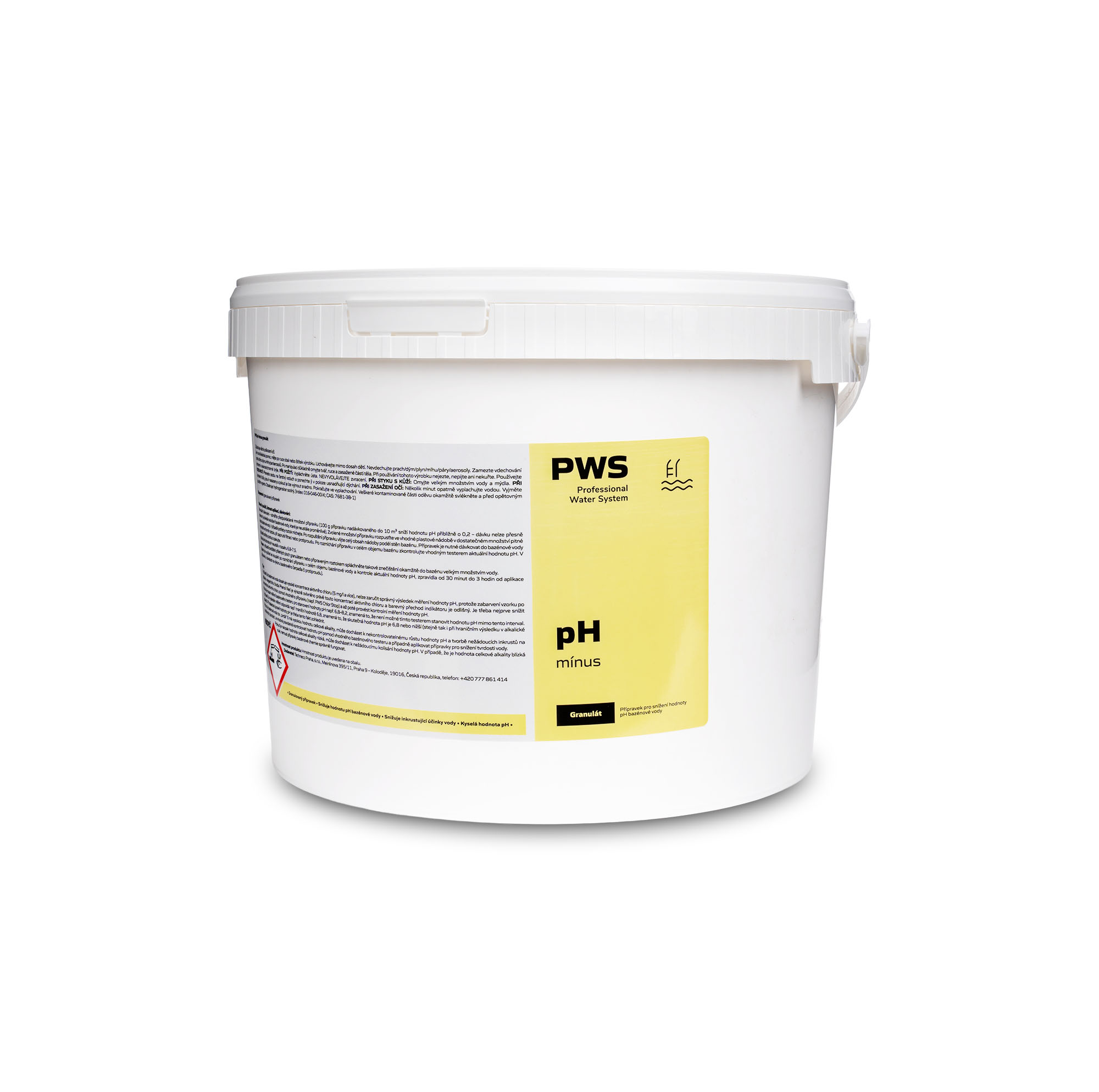 Levně PWS - Professional Water System pH minus 7,5kg pro úpravu pH vody