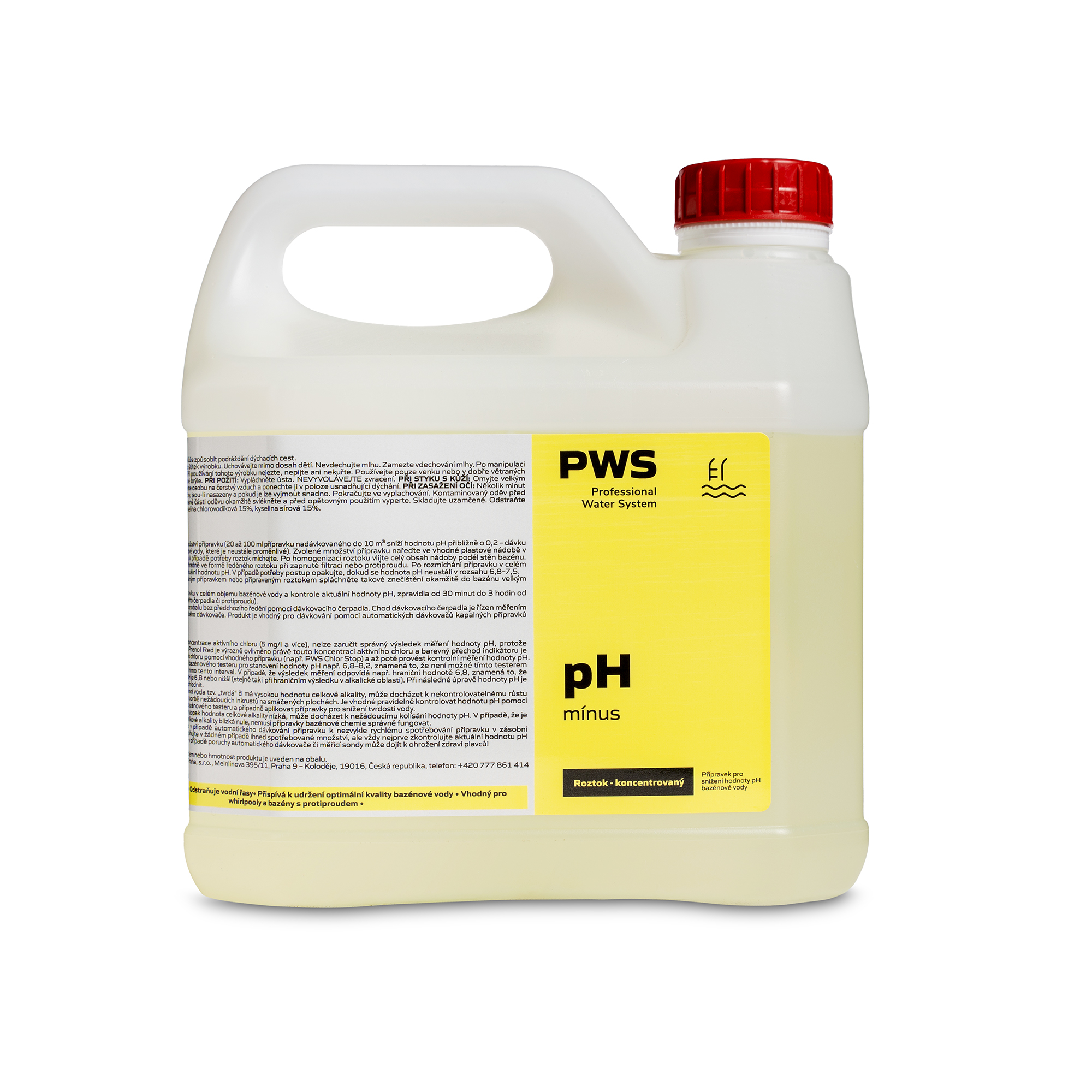 Levně PWS - Professional Water System pH mínus 3l kapalný ADR