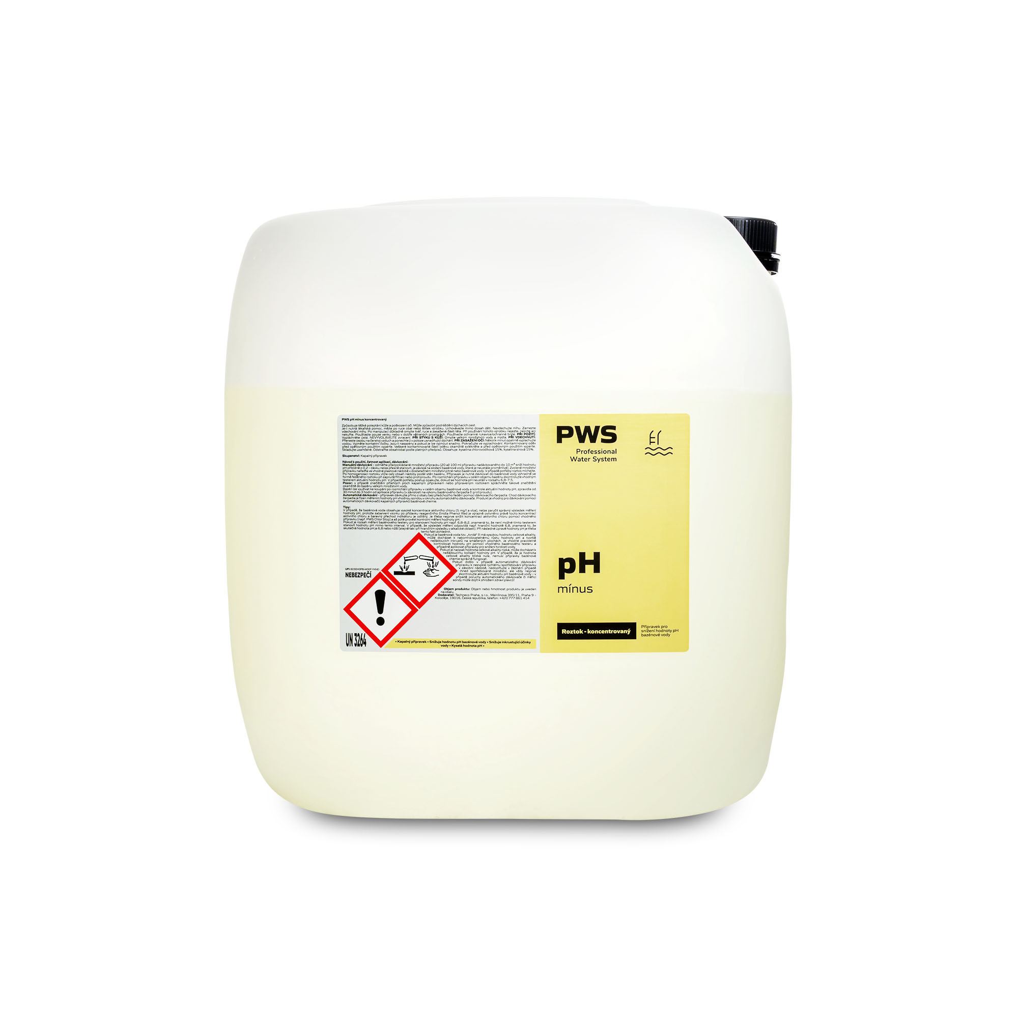 Levně PWS - Professional Water System pH mínus 35 kg cca 30 l kapalný ADR