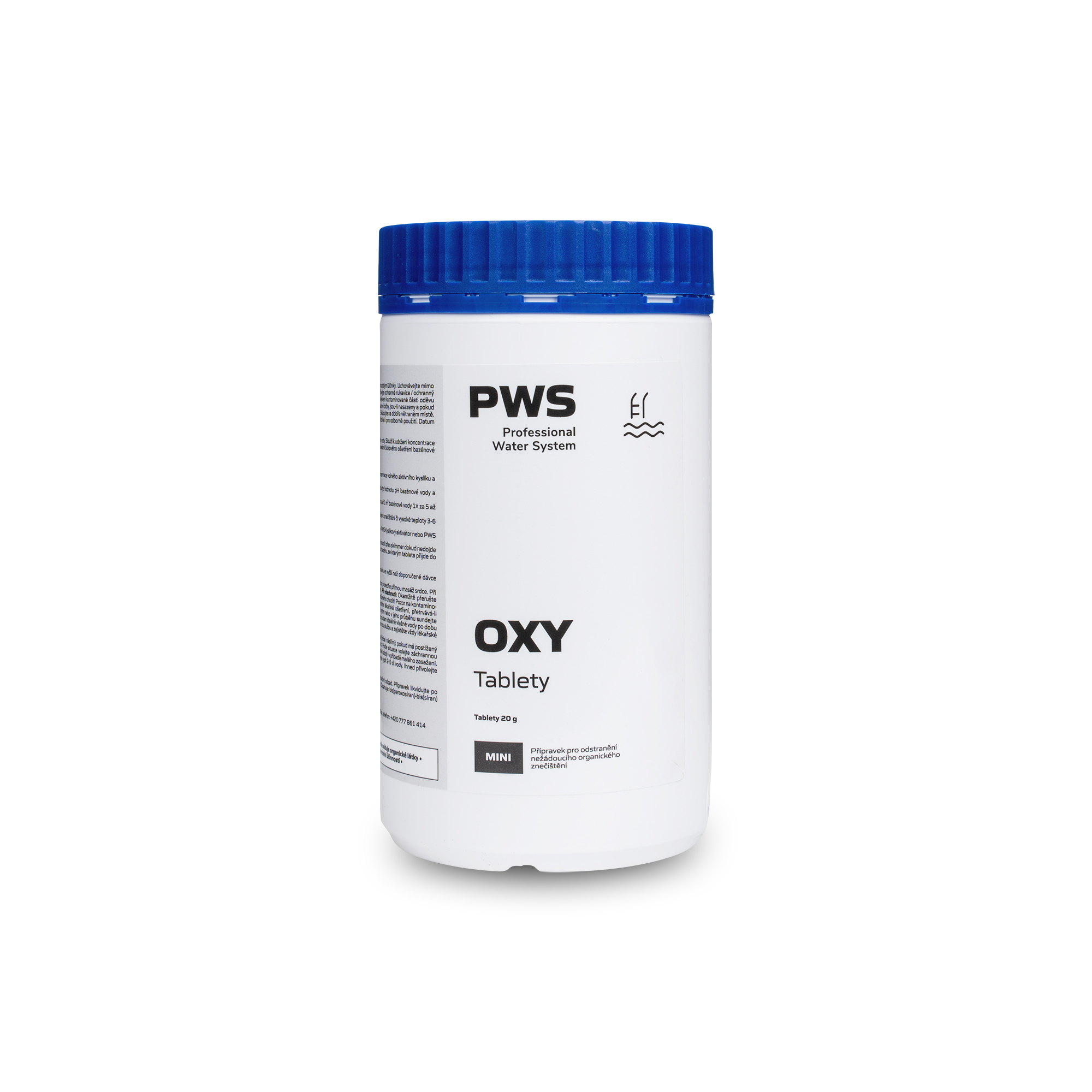 PWS - Professional Water System OXI kyslíkové tablety do bazénu 200g 1kg
