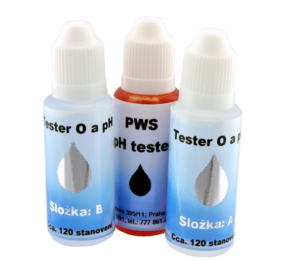 PWS - Professional Water System Náhradní náplně k testeru O a pH