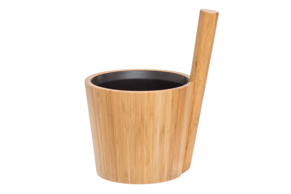 Levně HANSCRAFT RENTO Saunový kbelík bambus s černou výplní, 5l