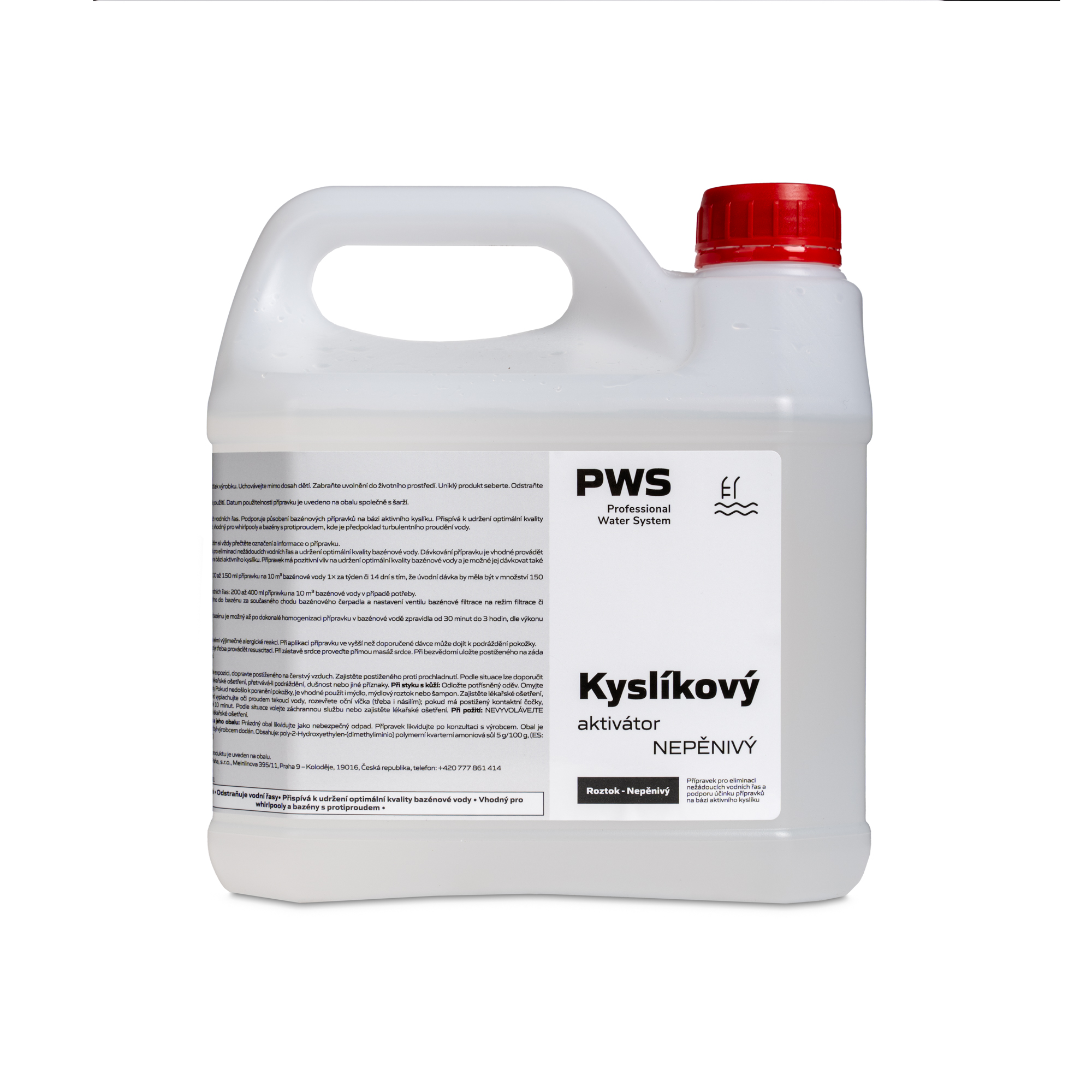 PWS - Professional Water System Kyslíkový aktivátor nepěnivý 3l