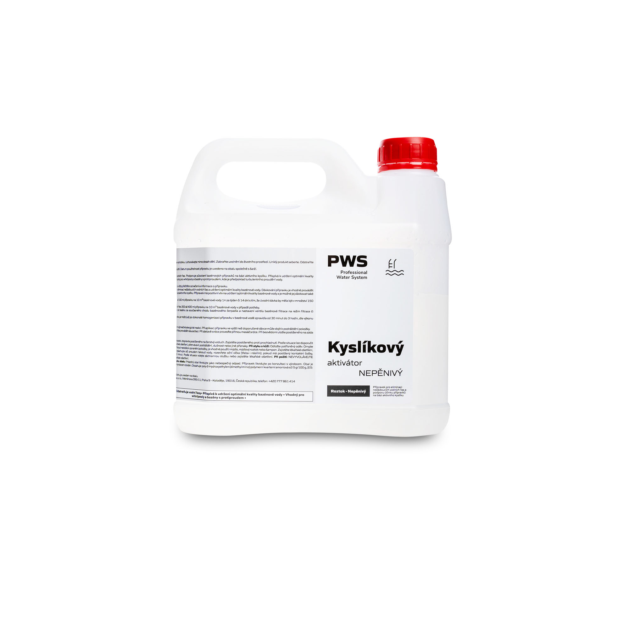 PWS - Professional Water System Kyslíkový aktivátor nepěnivý 2l