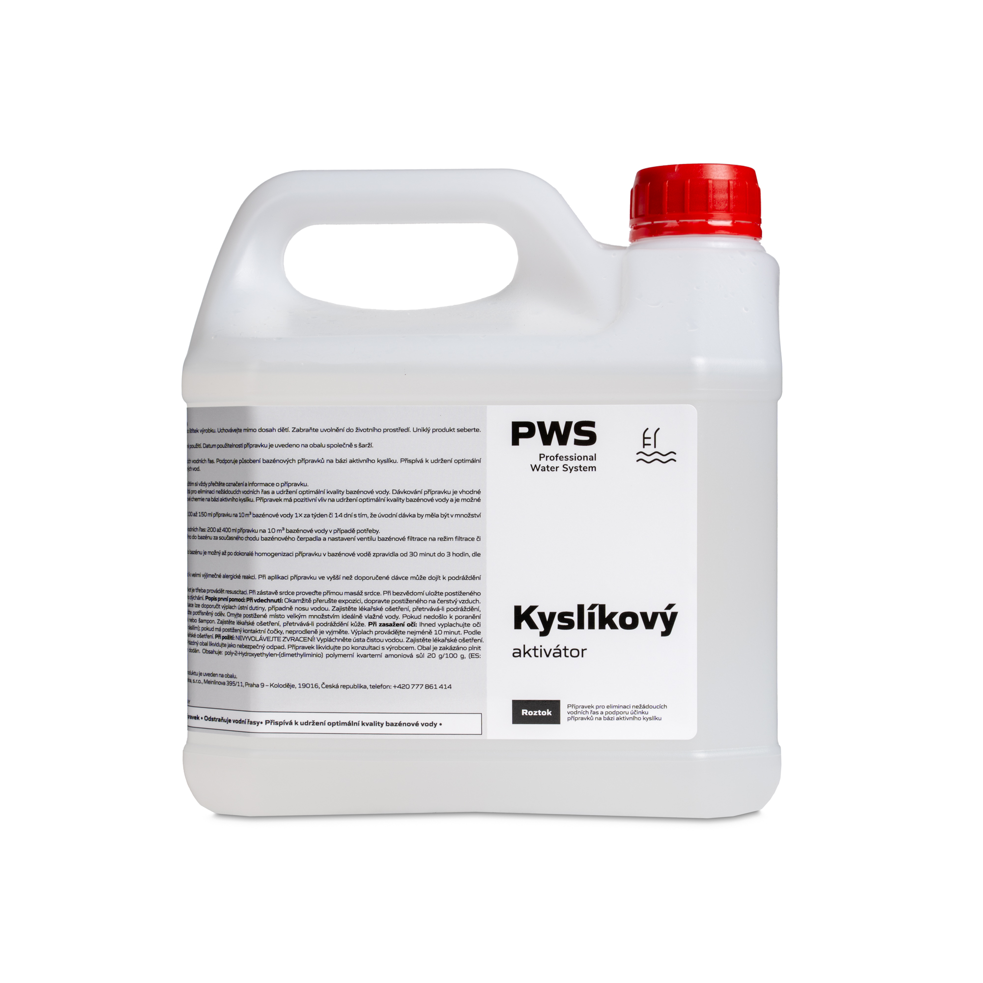PWS - Professional Water System Kyslíkový aktivátor 3l