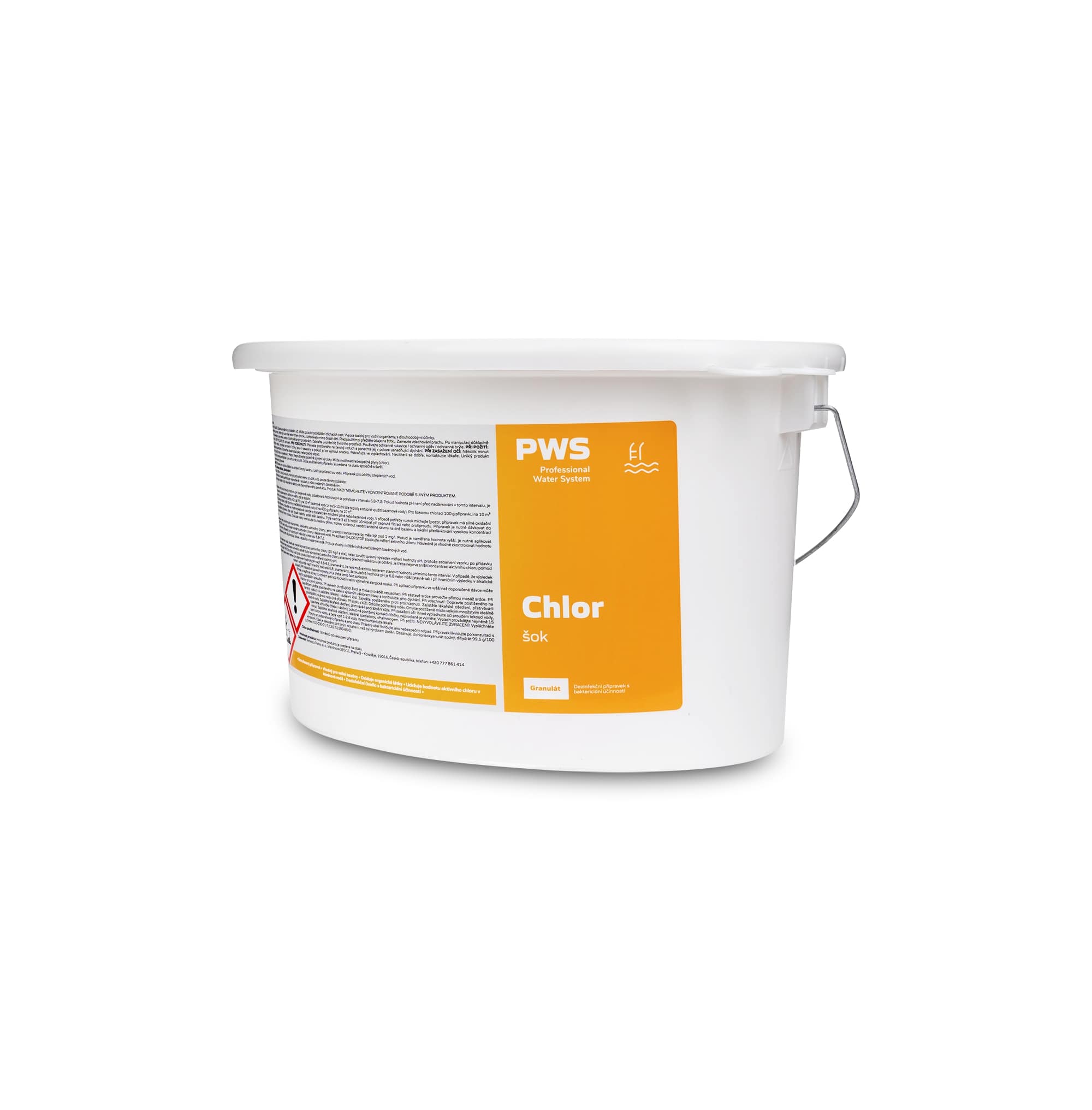 Levně PWS - Professional Water System Chlor šok 5kg - organický granulát