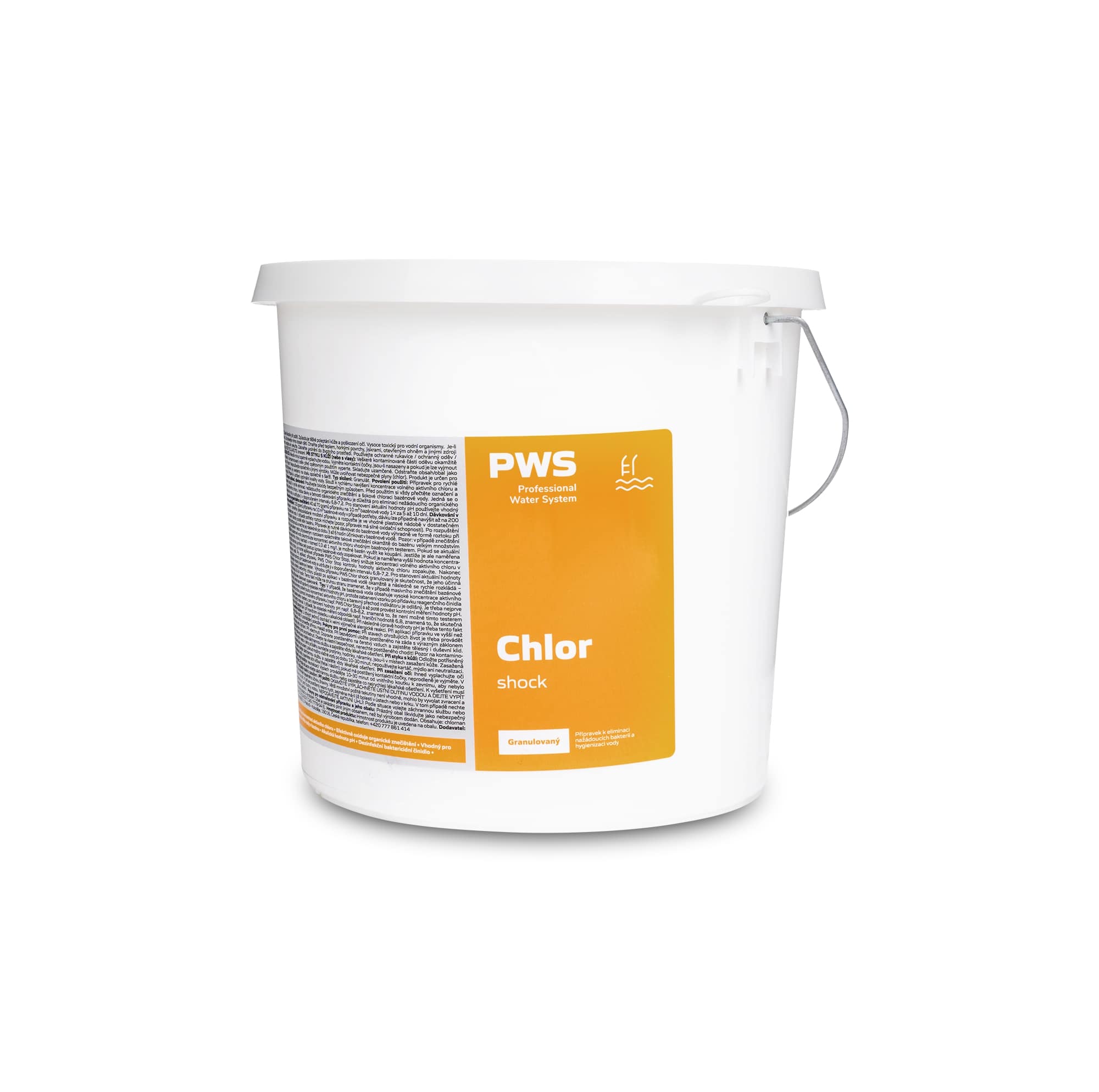 Levně PWS - Professional Water System Chlor šok 3kg - organický granulát